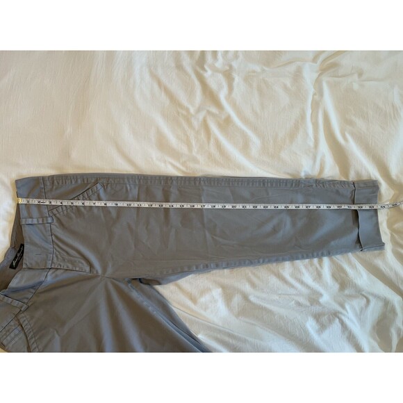 Eddie Bauer Mercer Fit Gray Khaki Dress Pants Women Size 4 Wrinkle Resistant - Picture 10 of 10